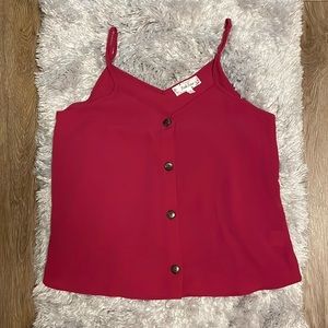 Pink Rose Pink Tank Medium NWOT